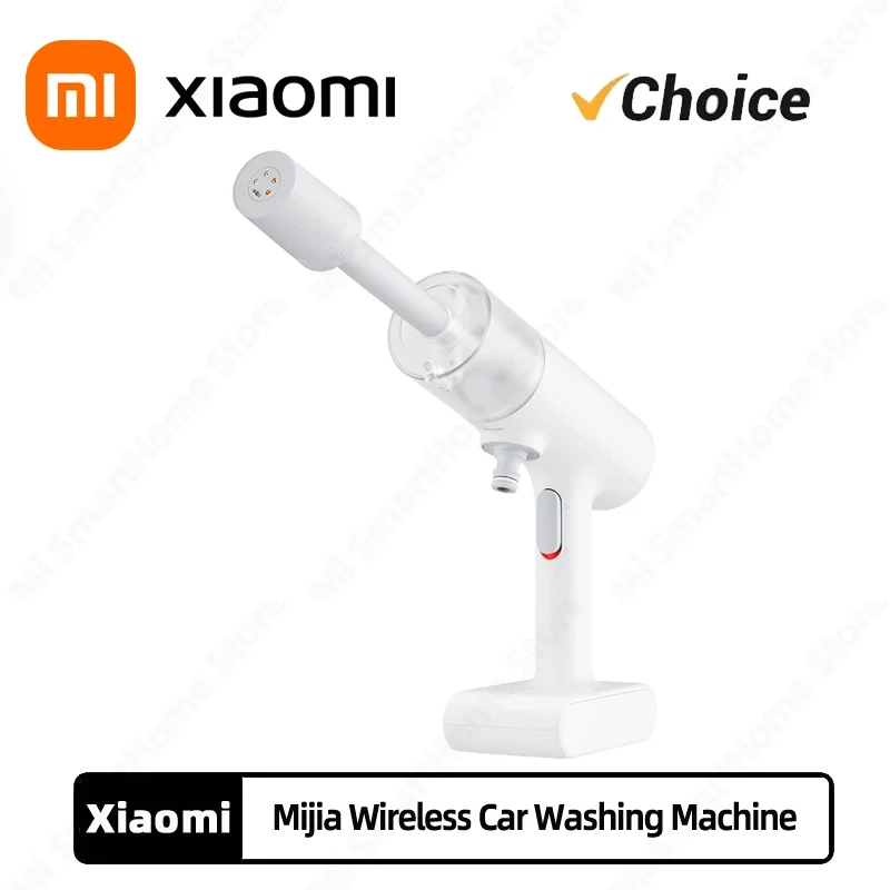 (image for) Xiaomi Mijia Cordless Electric Car Washing Gun 2.4MPA High Pressure Washer Foam Nozzle Car Cleaning Care Cordless Car Washing Water Gun